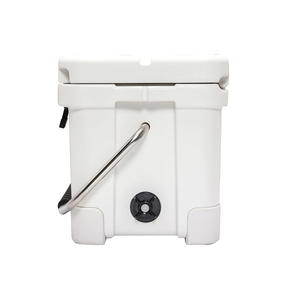 Calcutta Renegade Cooler 20 Liter w/ LED Drain Plug White