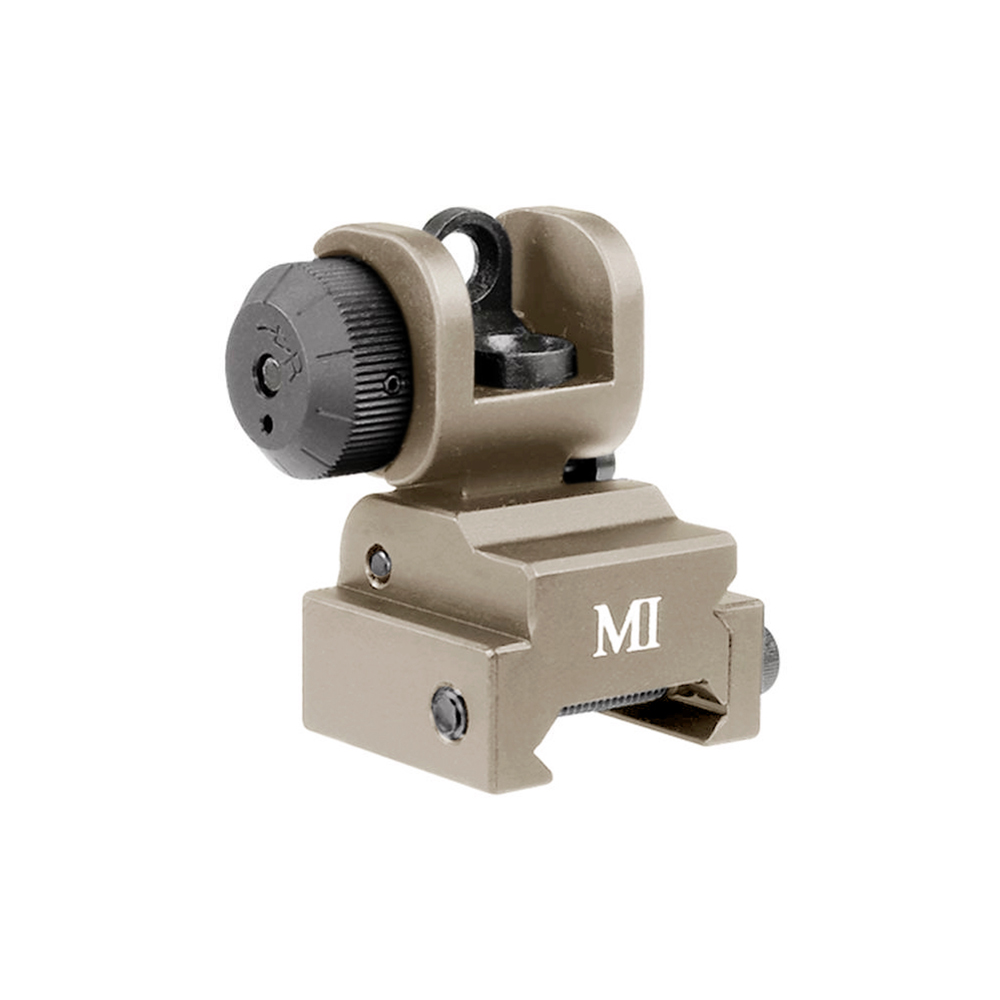 MI ERS Flip-Up Rear Sight FDE